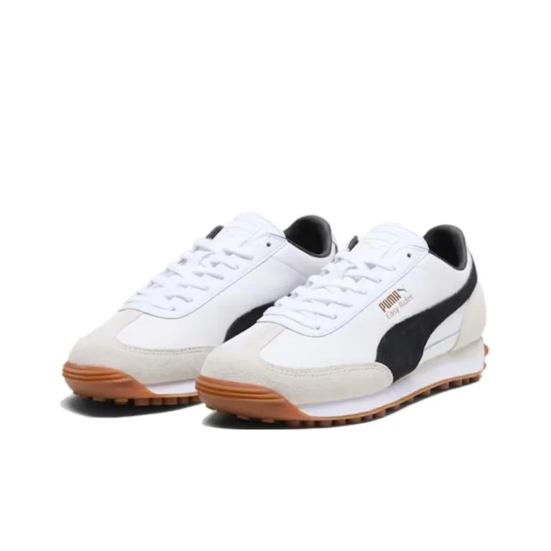 PUMA Easy Rider Anti Slip Wear Resistant Low Top Casual Running Shoes Women's White-3