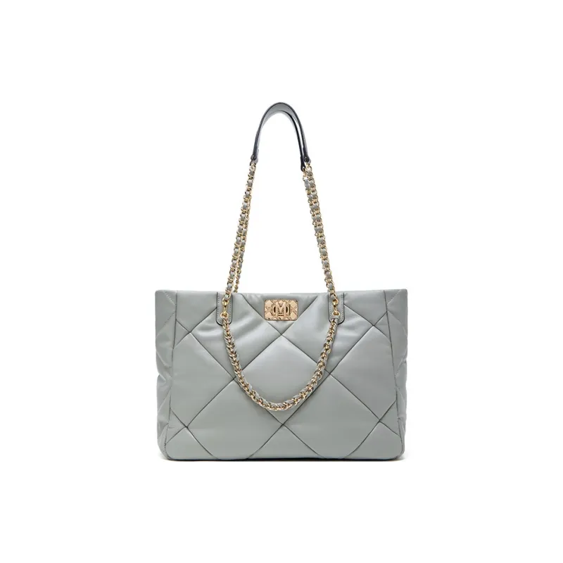 Montagut Sheepskin M Zip Tote Bag, Shoulder Bag Women's Black/Ecru/Yellow/Light Green/Stone Gray/Acorn/Ice Coffee-15