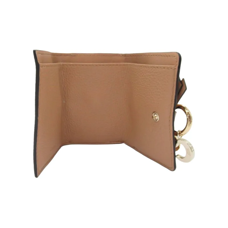 Chloe Leather Wallet Women's Brown-4
