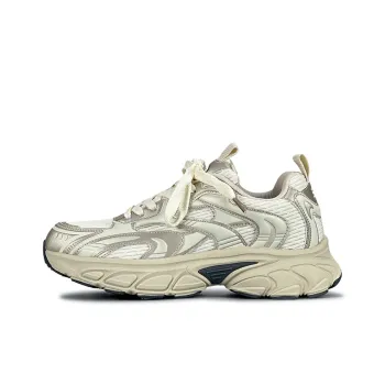 LuzaoT SUPER DRAG Armor Low-Top Chunky Sneakers Women's Beige