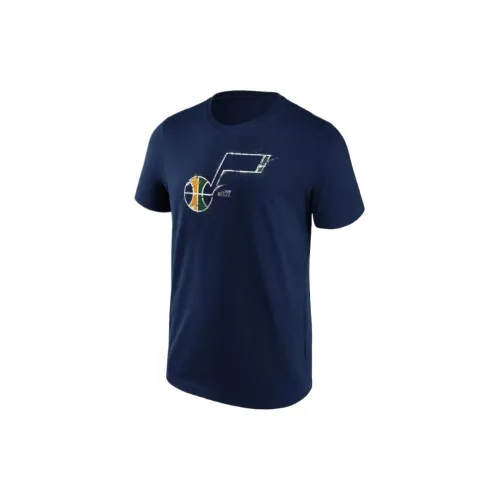 NBA Utah Jazz T-Shirts Men Marine Blue