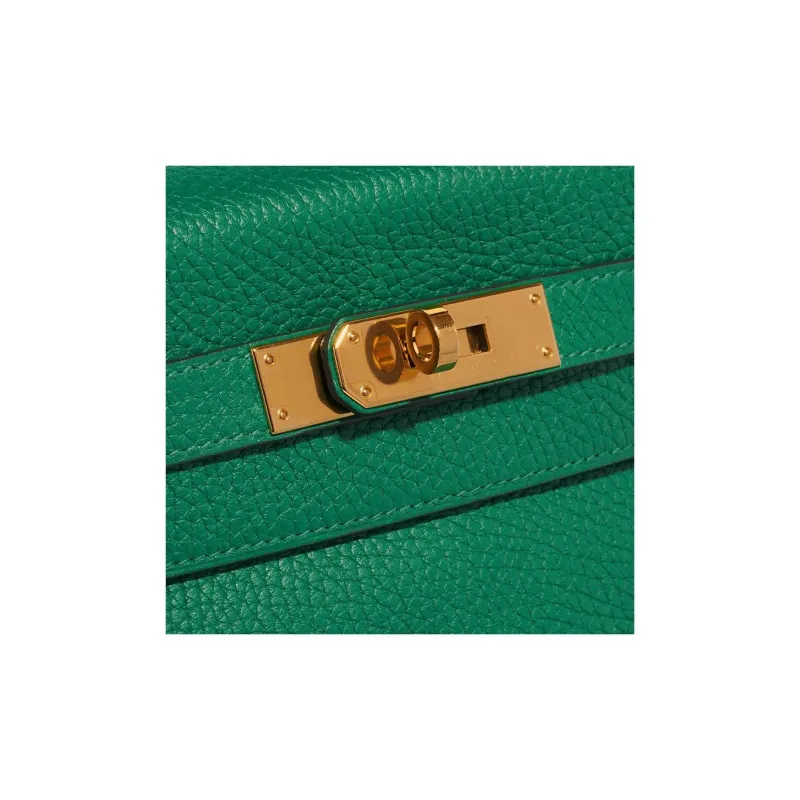 HERMES Kelly Togo Calfskin Kelly Bag Handbags Women's 6W Menthe Mint Green-5