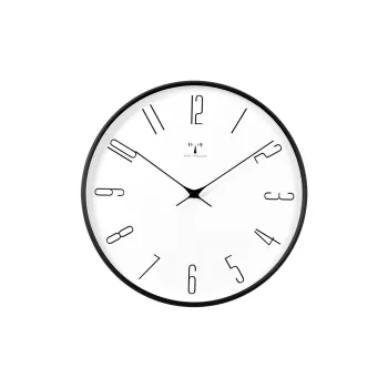 HENSE Wall Clock & Hanging Watch Radio Movement PVC Outer Frame Unisex White Dial HW286
