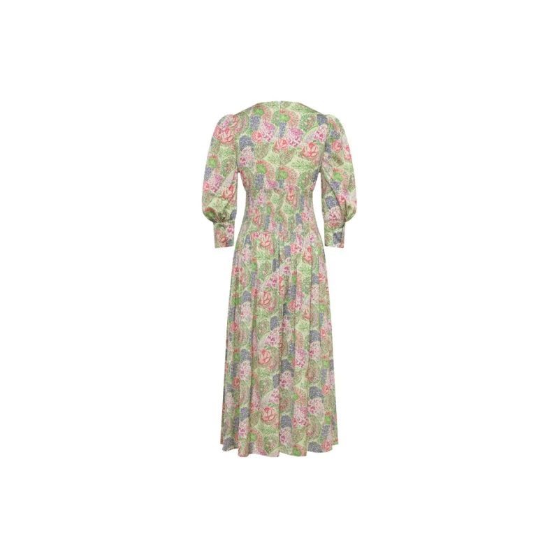 MEIYANG Long Sleeved Dresses Women's Green-1