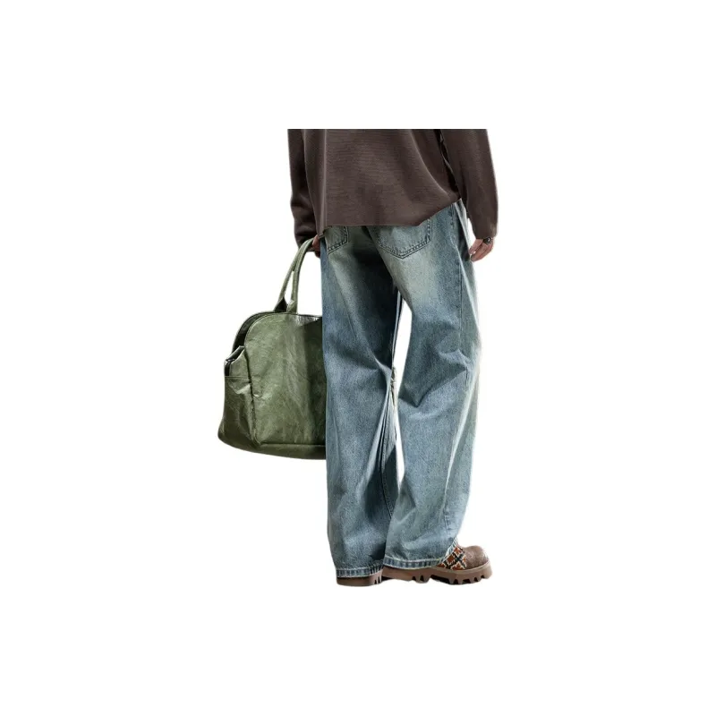 【dme】 Jeans Men's Vintage Light Blue-1