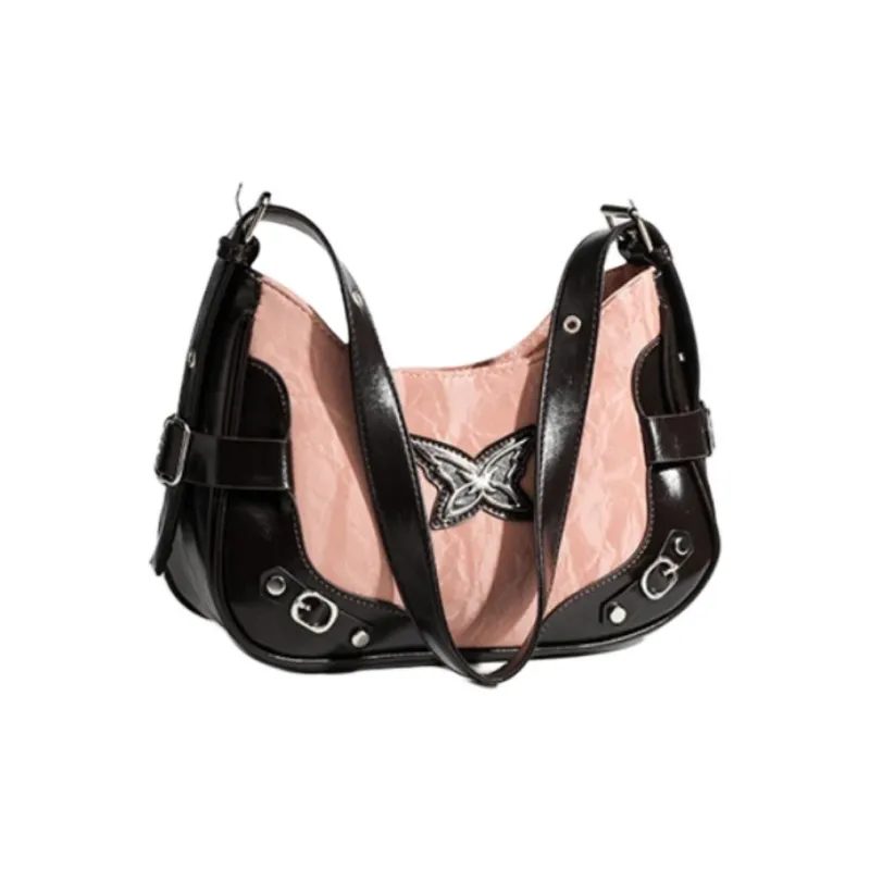 NX DOUGHNUT PU Handbag, Shoulder Bag Regular Women's Pink/Silver-2