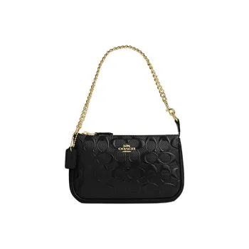COACH Nolita Cow Leather Handbag, Shoulder Bag Trumpets Unisex Black