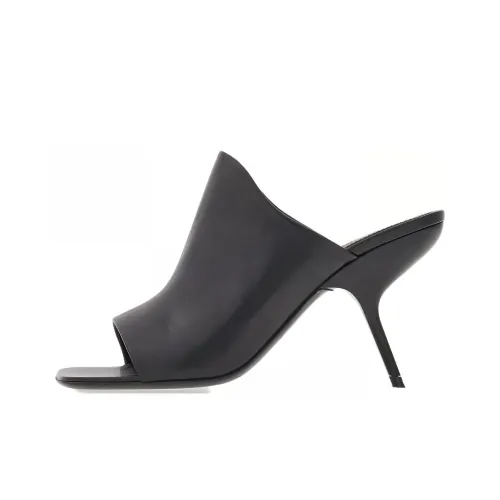 FERRAGAMO Slip-Resistant Slide Slippers Women's Black