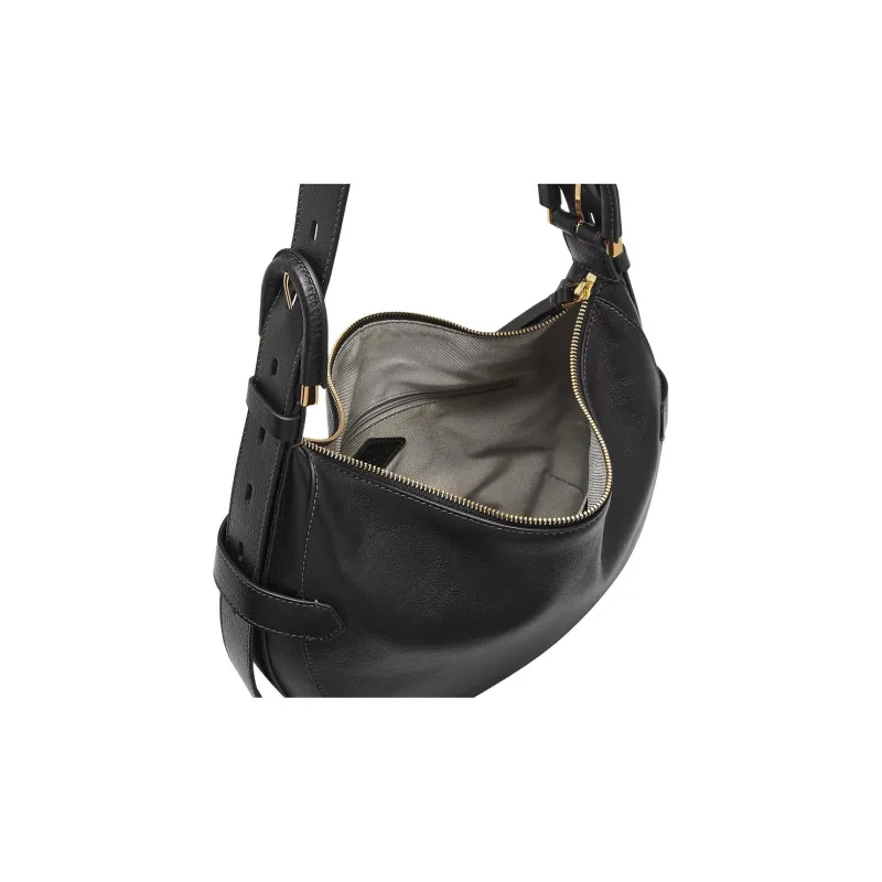 FOSSIL Leather Handbag, Shoulder Bag Women's Black-4