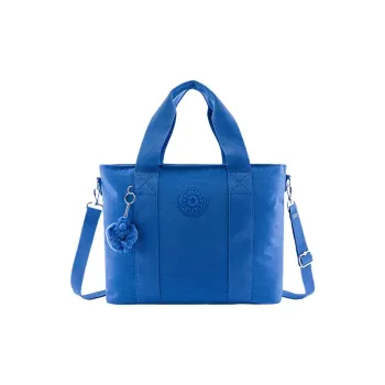 Kipling Handbag, Crossbody Bag MINTA Collection Large Size Unisex Havana Blue