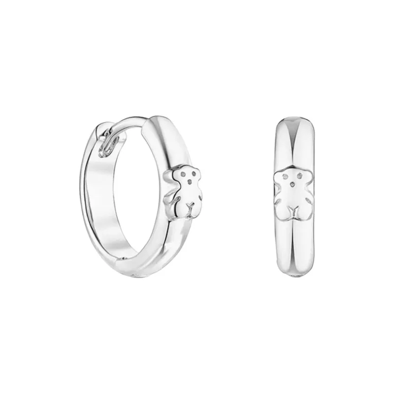 TAOSIXIONG 925 Sterling Silver Earrings Women's Silver-0