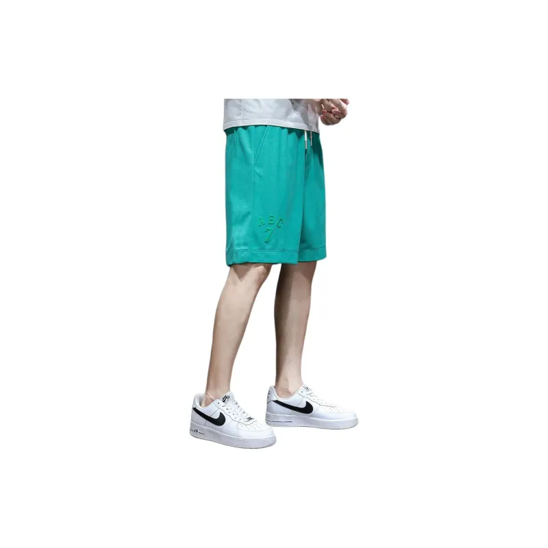 Tonlion Casual Shorts Men's Turquoise-3