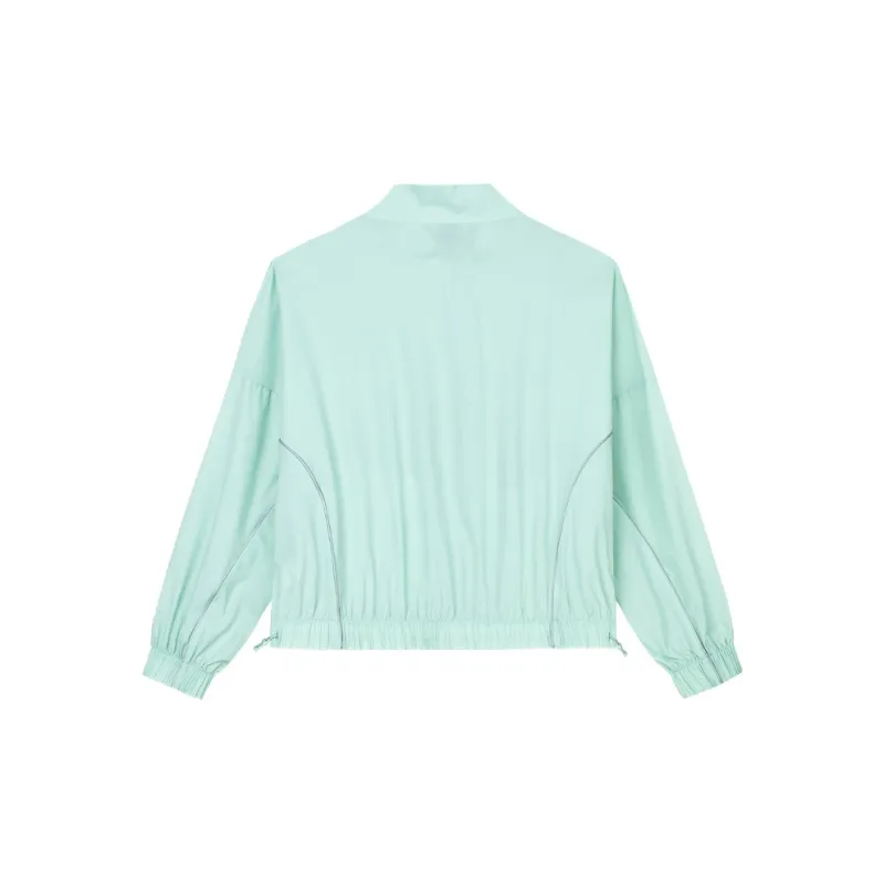 CHAOJIANTA Jackets & Coats Women's Rain Mist Cyan-1