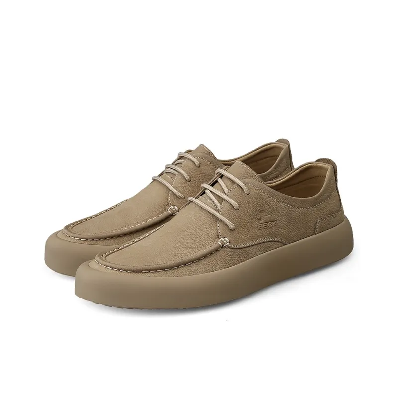 BECK Men's Casual Shoes Men Low Top Gray/Sand-4