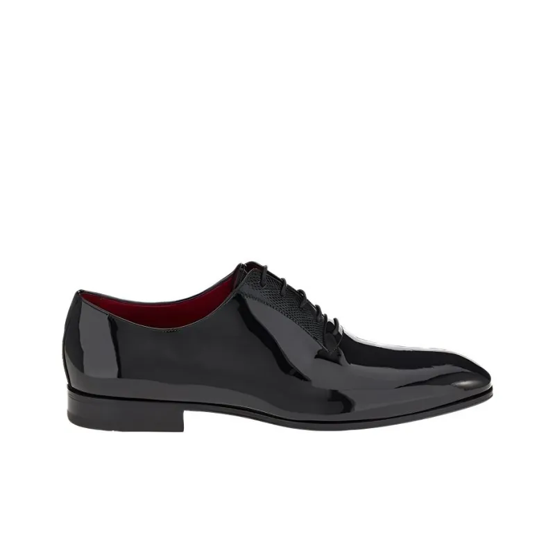 FERRAGAMO Logo-plaque Leather Loafers-1