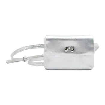 MICOCAH PU Cell Phone Pouch Women's Iridescent Silver/Cherry Red/Mulberry Black
