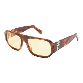 GCDS Tortoiseshell Oversize frame Sunglasses