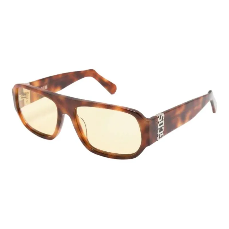 GCDS Tortoiseshell Oversize frame Sunglasses-0
