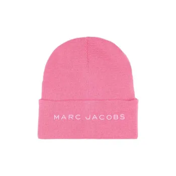 MARC JACOBS Logo detail Ribbed knit Beanie