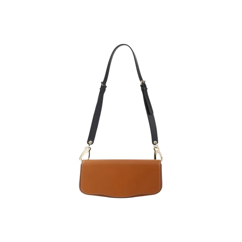 Valentino Calfskin Crossbody Bag Shoulder Bag Small Size Women's Natural Tan-1