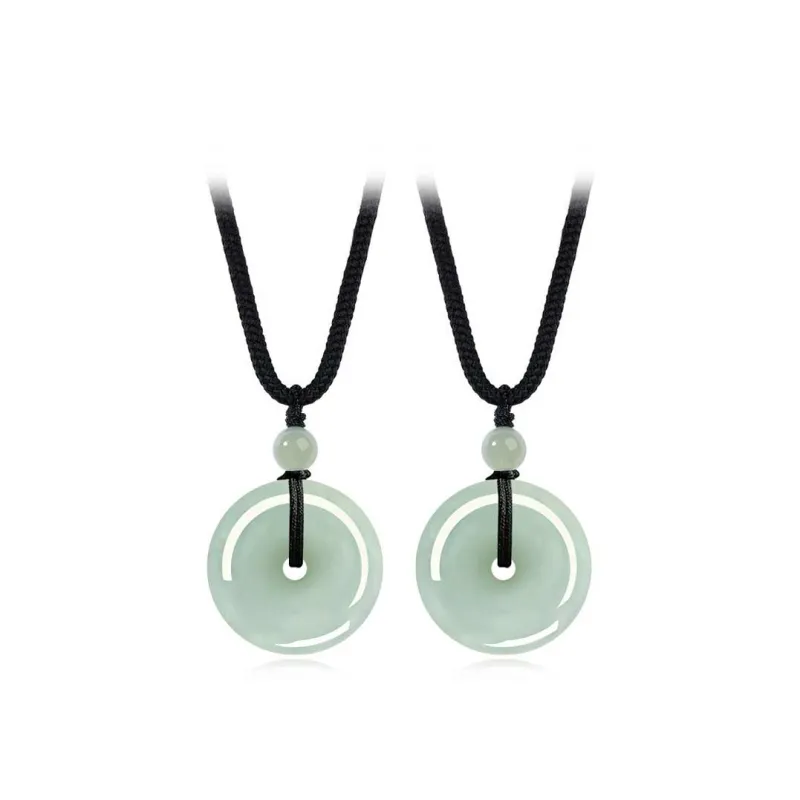 Bailijin Bean Type Jadeite Necklaces Unisex-1