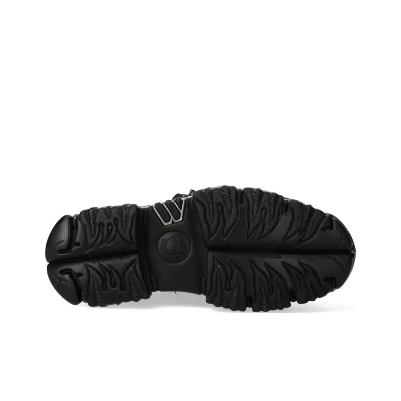 NEW ROCK Low-Top Casual Shoes Unisex Black-7