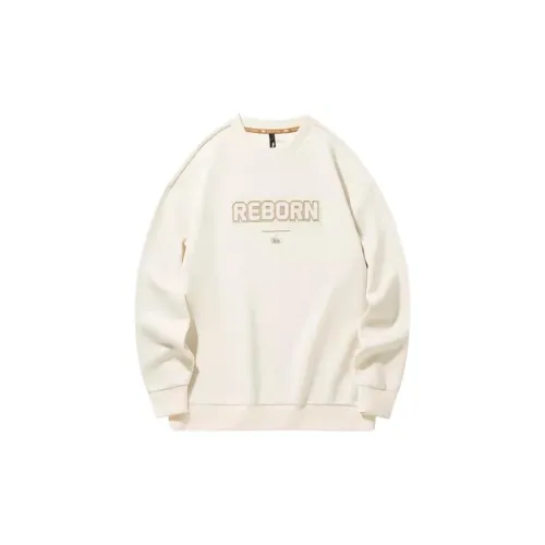 QIAODAN Dry Sweatshirts Men Cream White