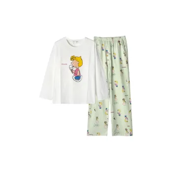 Beiyan x SNOOPY Pajama Set Women's White