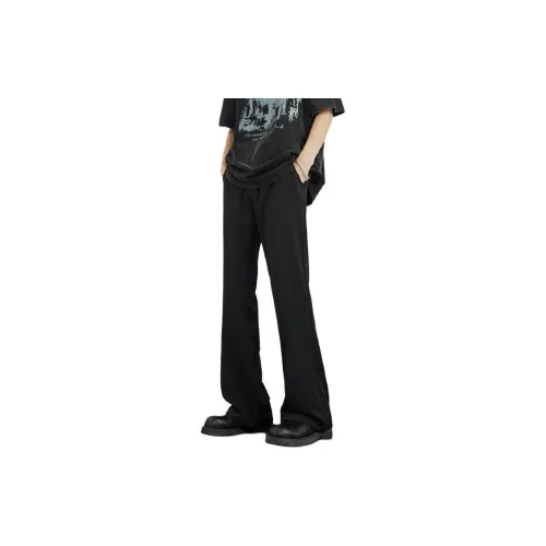 KIRHNE Casual Pants Unisex Black