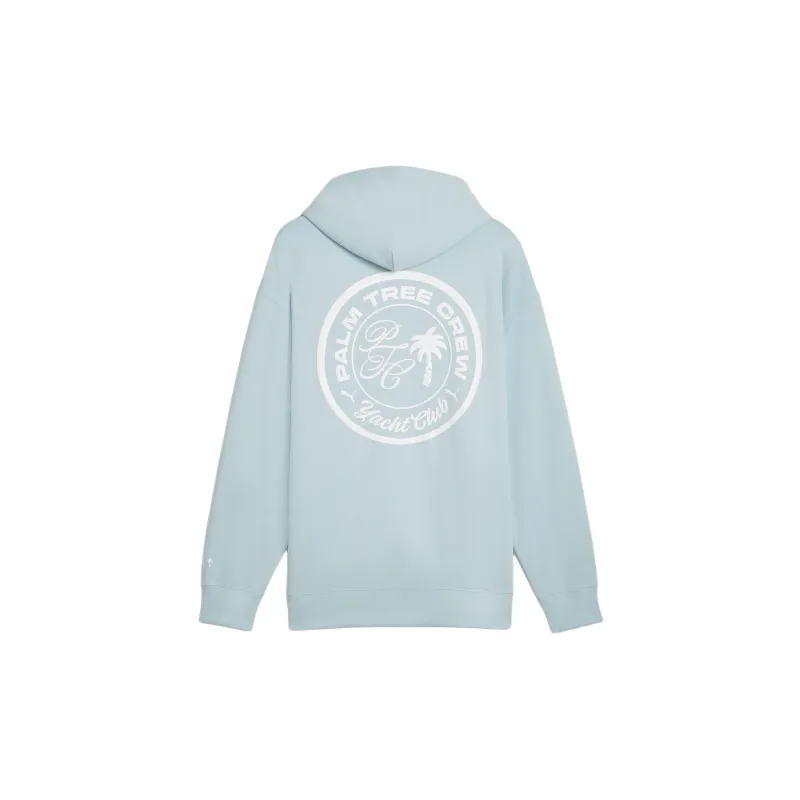 PUMA PUMA X PALM TREE CREWgraphic Hoodie Sweatshirt Men's Turquoise-1