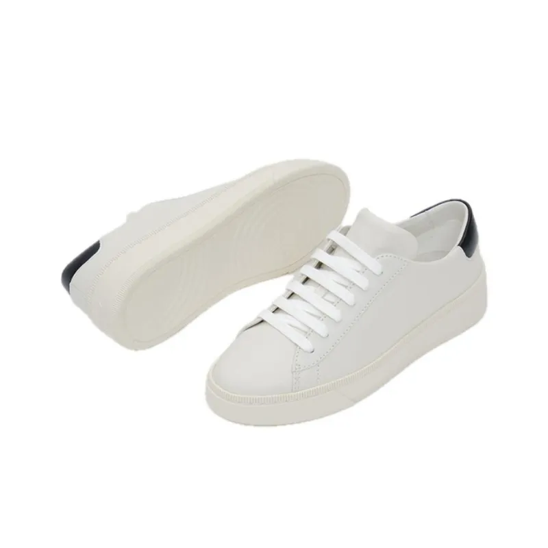 BALLY Low Top Skateboard Shoes Women's White-6