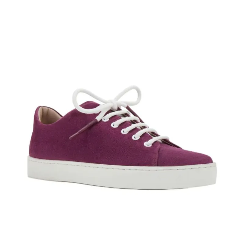 MANOLO BLAHNIK Low-Top Skateboard Shoes Men's Purple-2