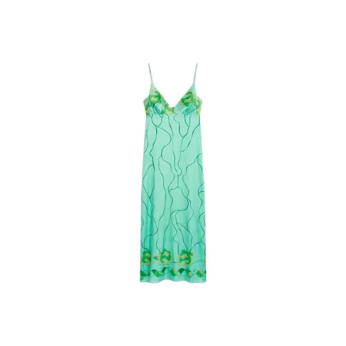 SCANLAN THEODORE Slip Dresses Women's Spearmint/Lavender Scent