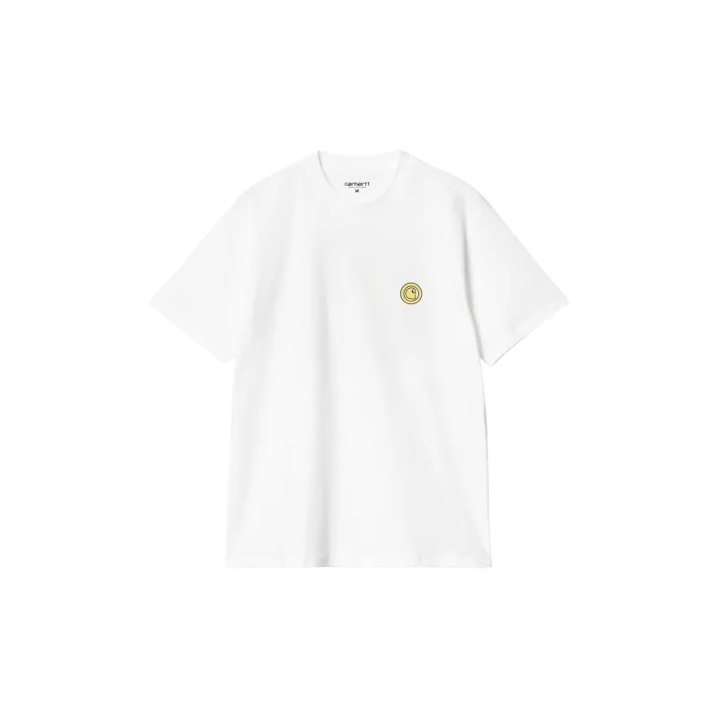 Carhartt WIP FW24 S/S Zipper T Shirt T Shirt Unisex White-1