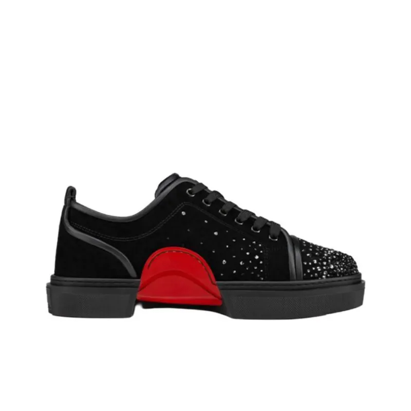 CL Adolon JUNIOR Low Top Skateboard Shoes Men's Black-1