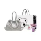 Silver+Exclusive Shopping Bag+Greeting Card+Dried Flower