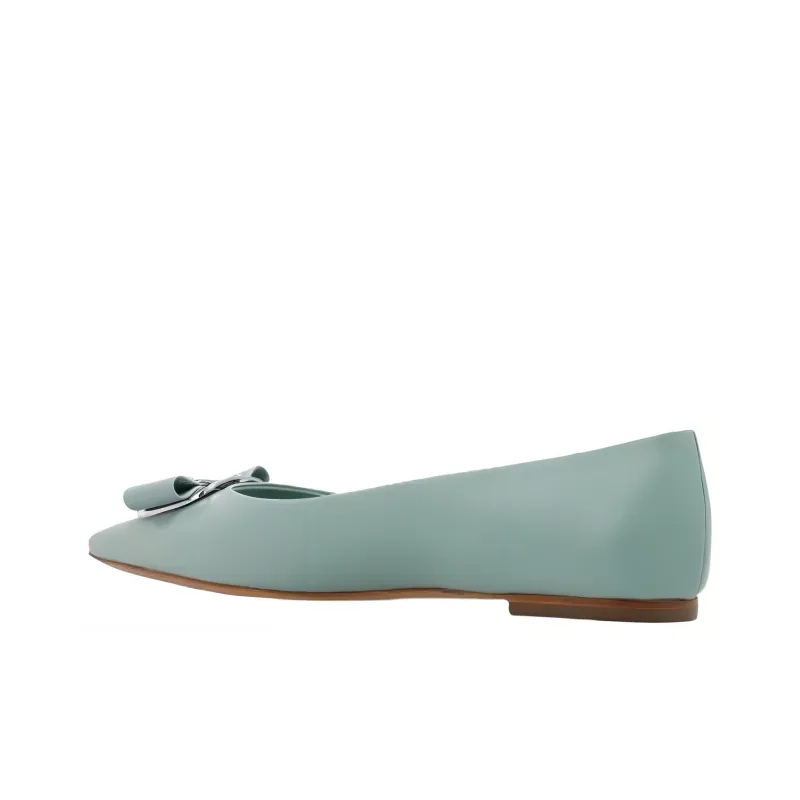 FERRAGAMO New Vara-bow Lambskin Ballerina Shoes-3