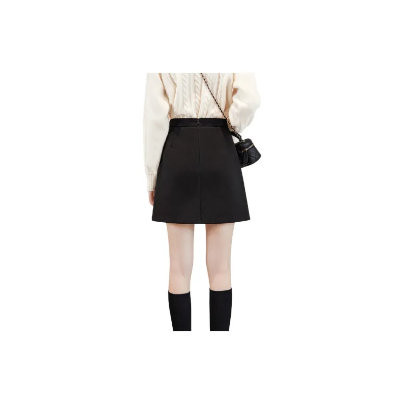 TOUCH Casual Short Skirts Women's Black-1