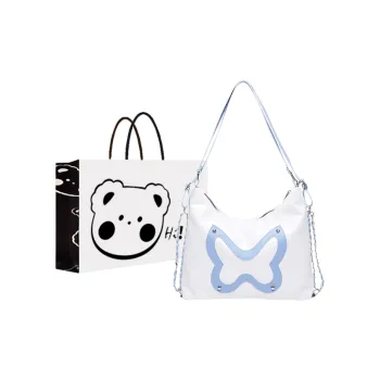 NX DOUGHNUT PU Backpack Regular Women's Black/White/Silver