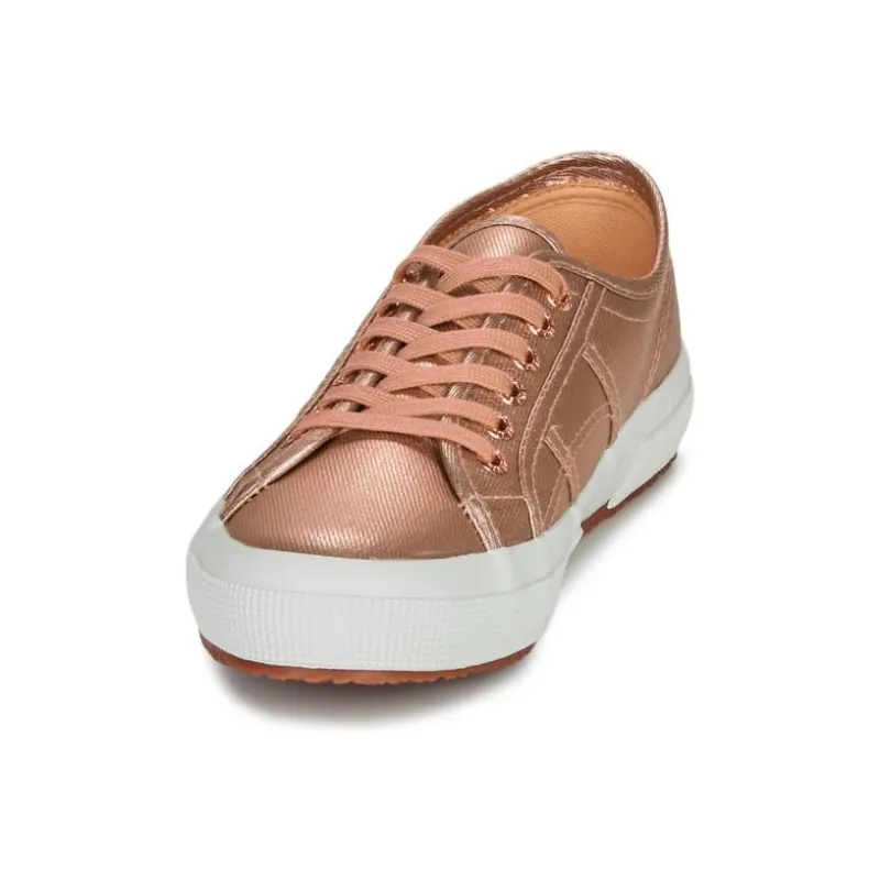 SUPERGA Abrasion Resistant Low Top Skateboard Shoes Women's Rose Gold-2