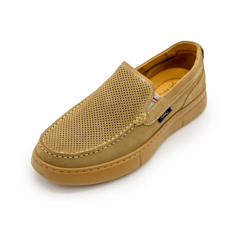 Satchi Loafers Casual Shoes Men's Camel-1