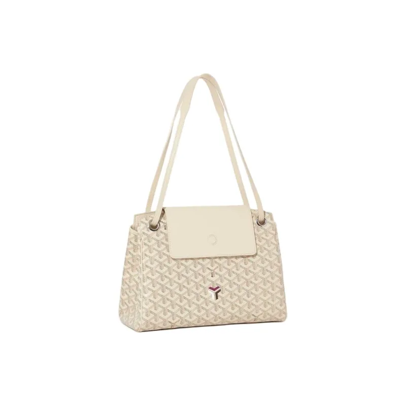 GOYARD Rouette Canvas Bag, One Shoulder Handbag Regular Women's Sand Stone-2