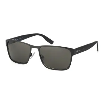 HUGO BOSS Square Sunglasses Men's Black