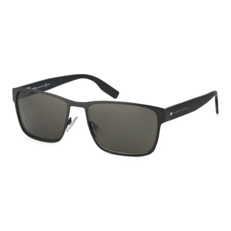 HUGO BOSS Square Sunglasses Men's Black-0