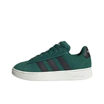 Adidas GRAND COURT ALPHA Anti Slip Wear Resistant Low Top Skateboard Shoes Unisex Green