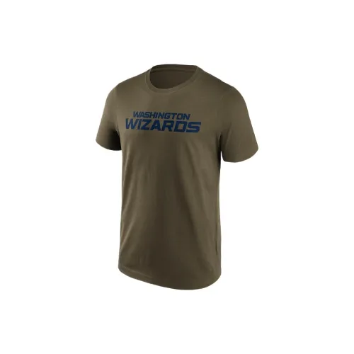 NBA Washington Wizards T-Shirts Men Army Green