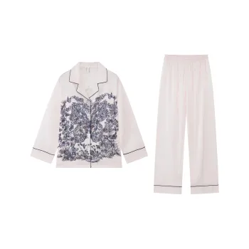 Kosrood Pajama Set Women's Butterfly Pink Elysia