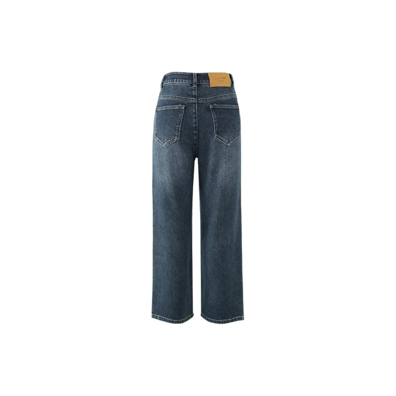 YALIDA Jeans Women's Vintage Blue-7