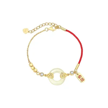 Royal Heaven's Choice Bracelets White Jade Women's