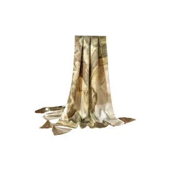 Shanghai Story 100% Mulberry Silk Scarves Women's Luxurious Splendor, Gift Box Set